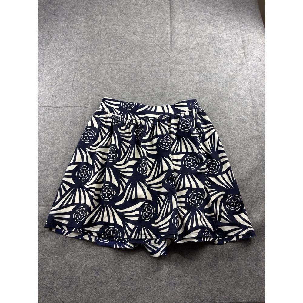 Anthropologie Corey Lynn Calter Women M Skirt Blue Floral Flowy Mini Gossip Girl